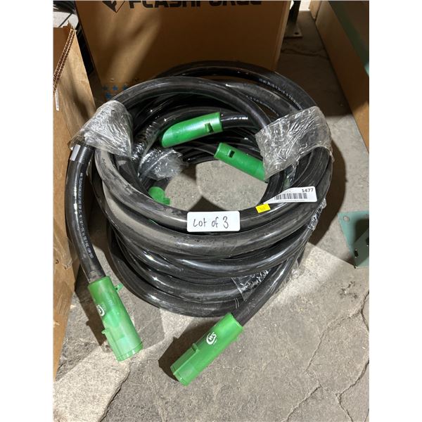 lot of 3  CSW PSC15 2 Pin Charge Cables
