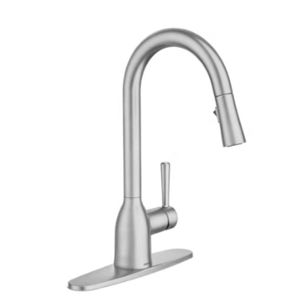 Moen Adler Spot Resist Stainless Kitchen Faucet Model #87233SRS
