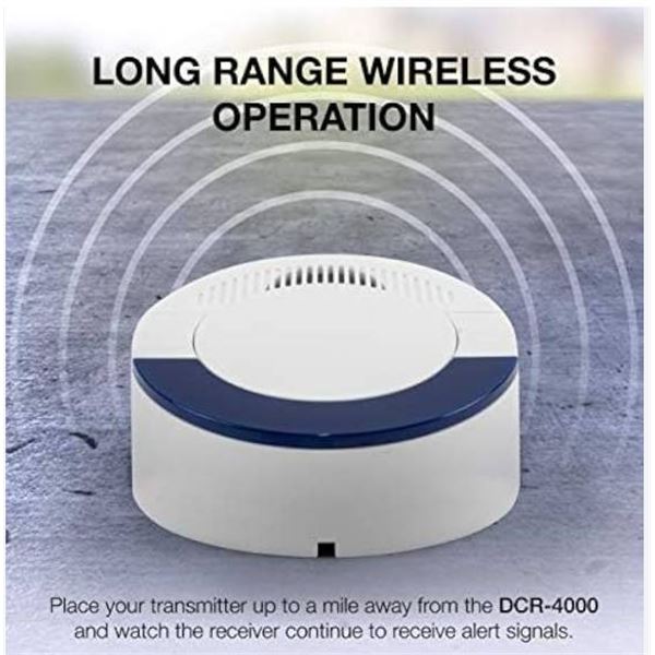 Dakota Alert DCR-4000 Wireless Driveway Alarm Receiver and Transmitter System