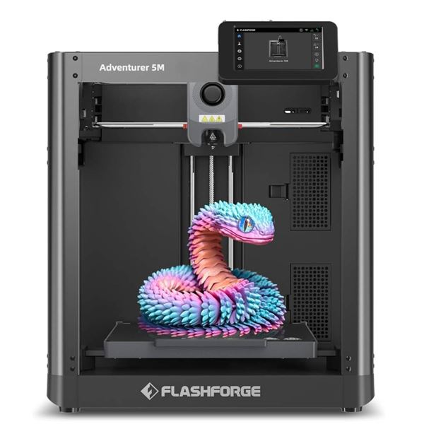 Flashforge Adventurer 5M 3D Printer, Black – Model Q/SZKJ 0002-2023
