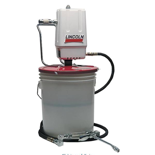 Lincoln Air-Operated Grease Pump System with Accessories – Bucket not included