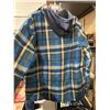 Image 3 : Zenthace Men’s Warm Flannel Jacket with Hoodie, Size XXL