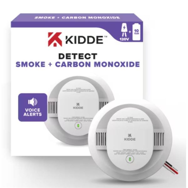 Kidde Smoke and Carbon Monoxide Alarm with 10-Year Sensor