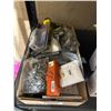 Image 1 : Box Lot oF Assorted Electrical Components and Hardware Items