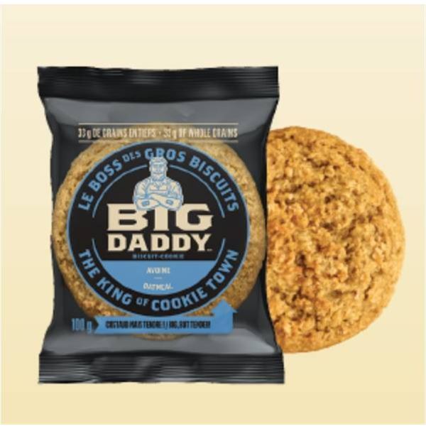 Big Daddy Oatmeal Cookie Pack, Lot of 2, 8 x 100g Each