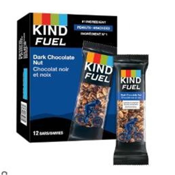 Kind Fuel Dark Chocolate Nut Energy Bars, 3 Packs of 600g