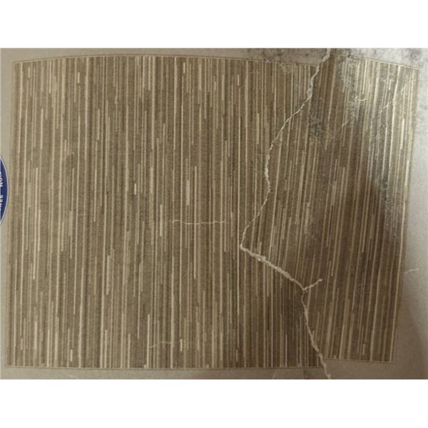 Korhani Area Rug, Beige Striped, 5’2″ x 7’0″ (157 cm x 213 cm)