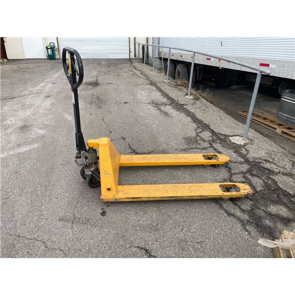 Yellow Pallet Jack with 5,500 lb Capacity
