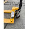 Image 3 : Yellow Pallet Jack with 5,500 lb Capacity