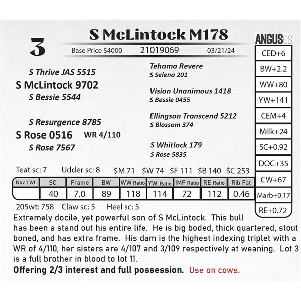 S Mckintock M178