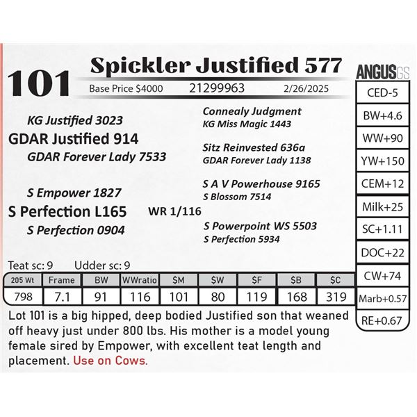 Spickler Justified 577