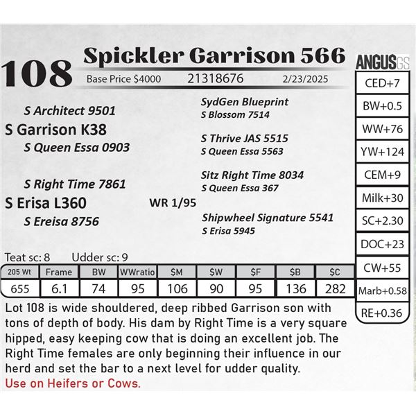 Spickler Garrison 566