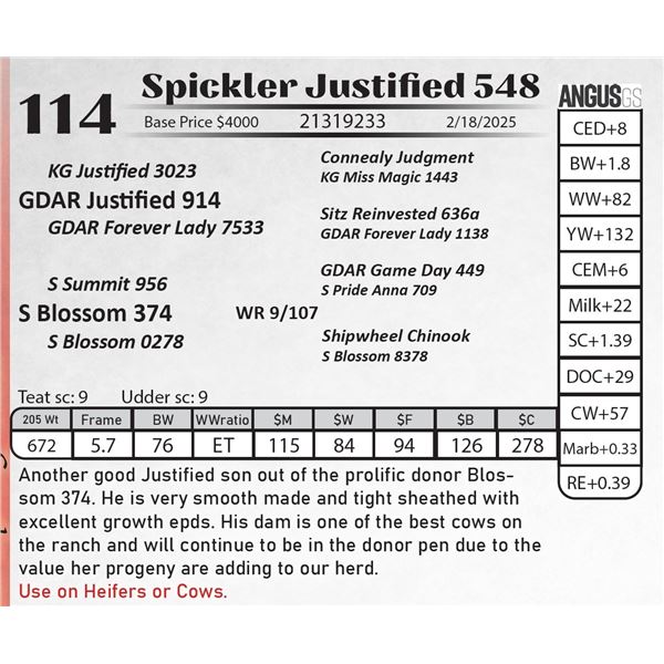 Spickler Justified 548