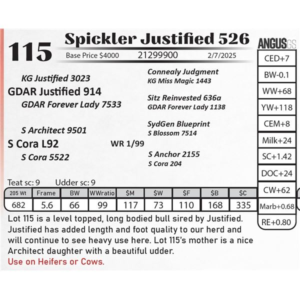 Spickler Justified 526