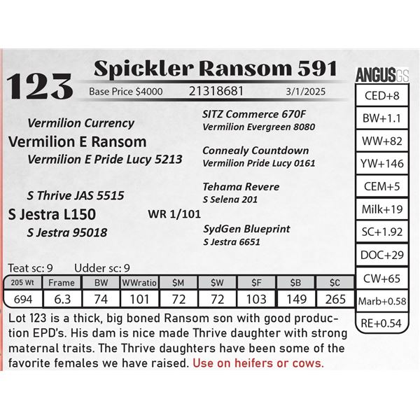 Spickler Ransom 591