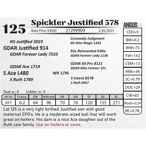 Spickler Justified 578