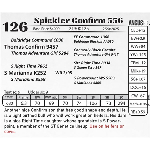 Spickler Confirm 556