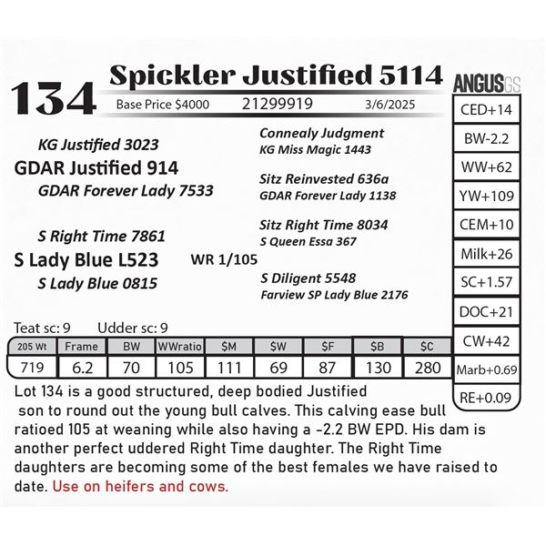 Spickler Justified 5114