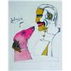 Image 1 : Richard Lindner, Mans Best Friend, Signed Litho