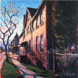 Shelby Keefe, Riverwest Spring, Oil on Canvas