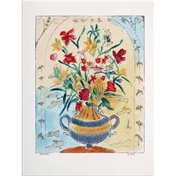 Bracha Guy, Radiant Bouquet, Signed Serigraph