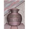 Image 1 : Luis Mazorra,  Old Jar II,  Signed Embossed Etching 