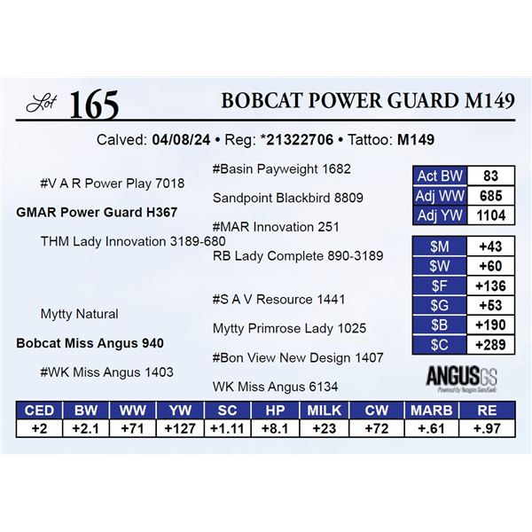 Bobcat Power Guard M149