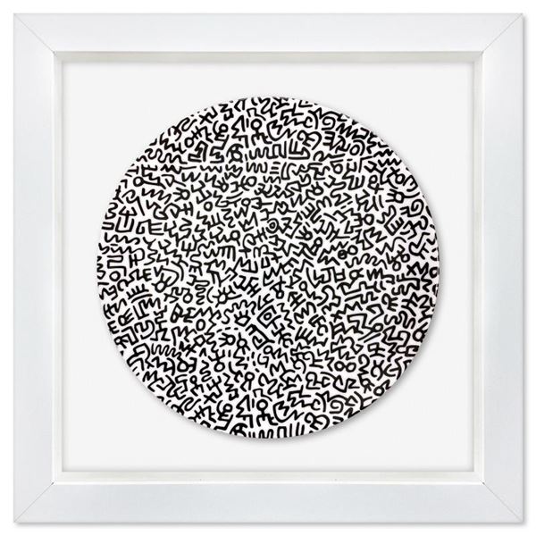 Black Pattern by Keith Haring (1958-1990)