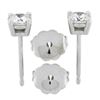 Image 4 : NEW Classic 14K Gold 0.44 ctw Round Brilliant Cut Diamond Prong Set Stud Earring
