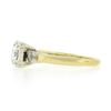 Image 5 : Vintage 14k Two Tone Gold 0.68 ctw Old European Diamond Solitaire Engagement Rin