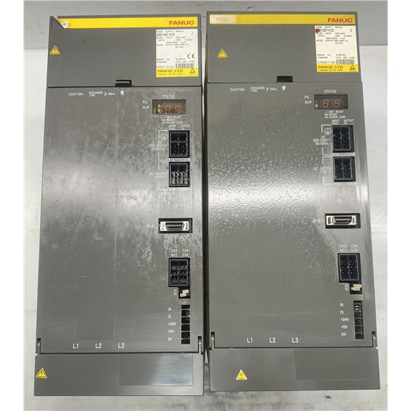 (2) Fanuc #A06B-6087-H126 Power Supplies