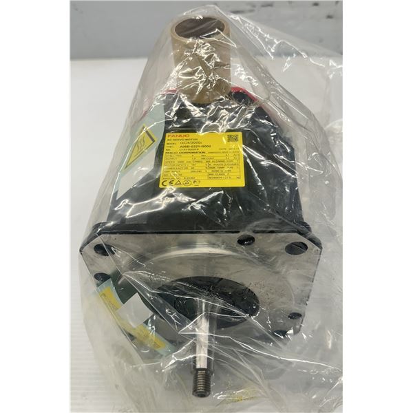Fanuc #A06B-0221-B000 AC Servo Motor w/A860-2000-T301