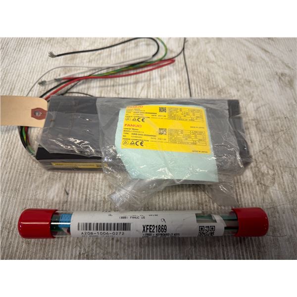 Lot of (2) Fanuc Items #A06B-0443-B200#0000 & #A20B-1006-0272