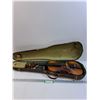 Image 1 : Vintage Violin w/Case & Strings - Some Wear