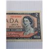 Image 3 : Canadian Two Dollar Bill - 1954