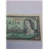 Image 3 : Canadian One Dollar Bill - 1954