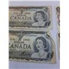 Image 3 : (4) Canadian One Dollar Bills: 1973