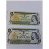 Image 3 : (4) Canadian One Dollar Bills: 1973