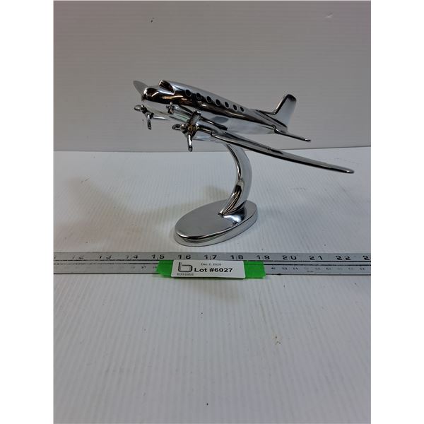 Airplane Figurine Decor - 8" x 12" x 6"