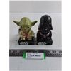 Image 1 : (2) New Star Wars Candy Dispensers (Yoda & Darth Vader)