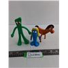 Image 1 : (3) Gumby Figurines