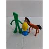 Image 2 : (3) Gumby Figurines