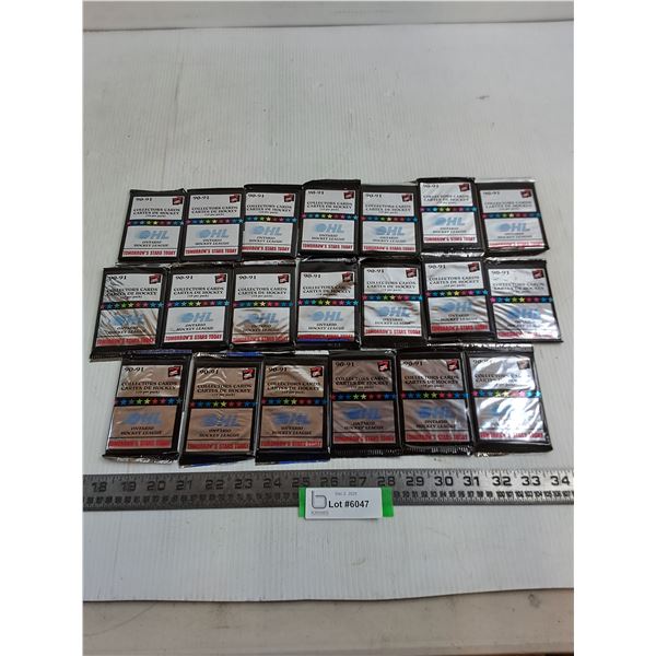 (20) Sealed 10-Packs of 1990-91 OHL Collector Cards