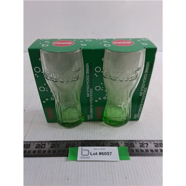 Set of 2 New Coca-Cola Glasses