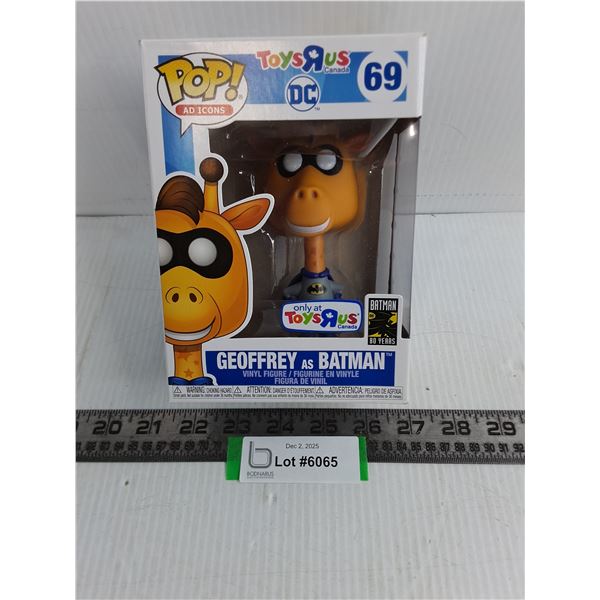 Funko Pop In Box "Geoffrey As Batman" Figure