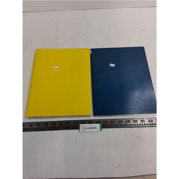 (2) Dedicated Folders of NBA Collector Cards (45-Karl Malone & 27-Alonzo Mourning)