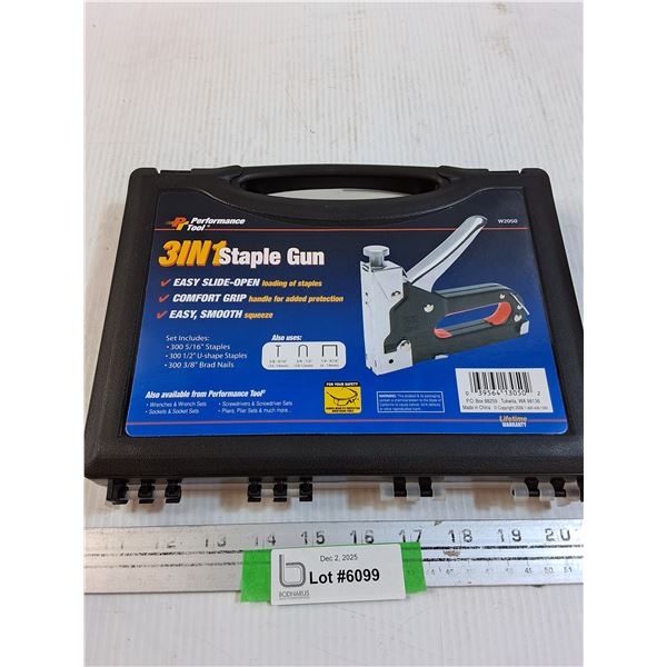 Performance Tool Staple Gun - New
