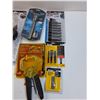 Image 4 : Tool Lot: Snap Ring Pliers, Zip Ties, Clamp, Flashlight, Misc