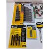 Image 2 : Tool Lot: Socket Sets, Zip Ties, Snap Ring Pliers, Misc