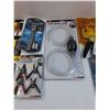 Image 3 : Tool Lot: Clamp, Siphon, Flashlight, Zip Ties, Misc